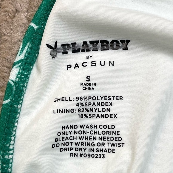 Playboy X Pacsun Floral/Hawaiian Print Bikini Set Size Small Women - Picture 5 of 11